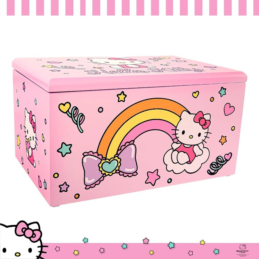 Hello Kitty Jewelry Box with Tray and Storage | BRAND NEW